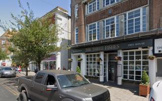 The Three Fishes in Worthing is one of the worst-rated Wetherspoon pubs in the country