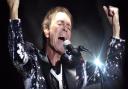 Sir Cliff Richard, "the Peter Pan of pop", wowed the crowds at Cartmel Racecourse.