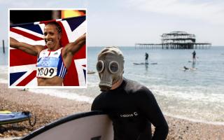 Dame Kelly Holmes is joining a Surfers Against Sewage protest at Brighton's West Pier