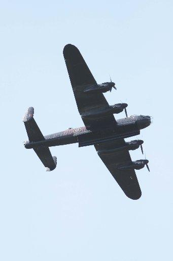 A Lancaster Bomber. 
