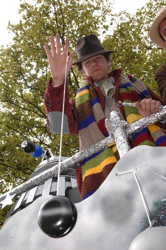Sussex Autistic Society's Dr Who themed float.