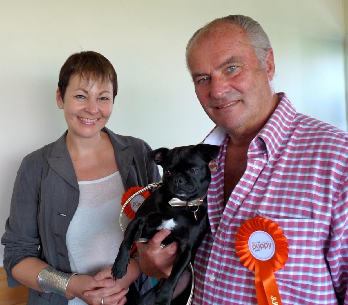Caroline Lucas "This was a great event! A lot of fun, but at the same time drawing urgent attention to the terrible cruelty of puppy-farming. It's a scandal that in the 21st century, this kind of 'factory farming' for puppies still continues."