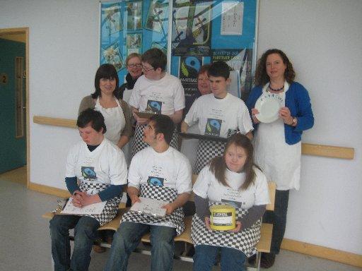 Special needs students at Downs View Link College run a Fairtrade Cafe in their breaktimes. 