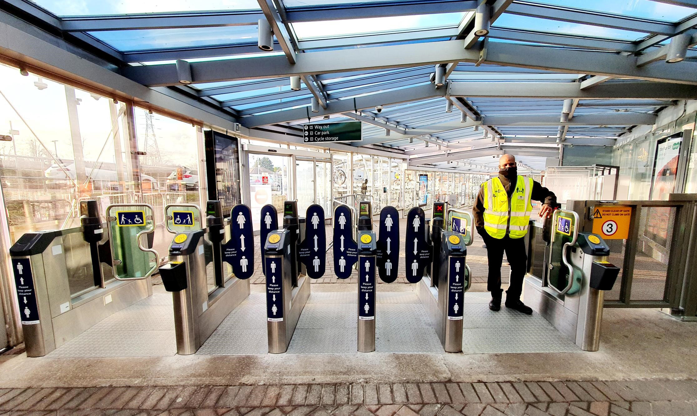 Better access - Three Bridges has an additional gate wide enough for wheelchair users and those with buggies