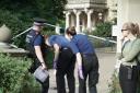 Stock photo of police at Royal Pavilion Gardens