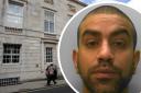 Ameer Tahir, inset, was convicted of multiple stalking charges