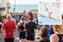 Road closures will be in place for Brighton Marathon on Sunday