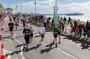 Runners on the seafront in Brighton last year