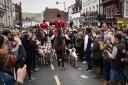 A previous hunt parade in Lewes.