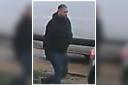 Sussex Police want to speak to this man after a car was stolen