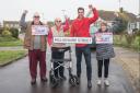 Chris and Anne Nicolls and Selsey resident Lynn are among the winners of £1 million in the Postcode Lottery