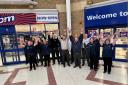 Staff at the new Burgess Hill store