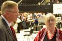 North Portslade councillors Peter Atkinson, left, and Penny Gilbey.  Picture: Terry Applin