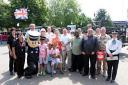 Residents gather to launch the community project