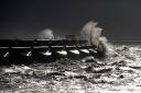 High seas at Brighton Marina on Sunday, November 25