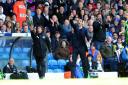Gus Poyet barks out orders at Elland Road