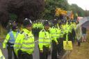 Fracking protesters say police use 'excessive force'