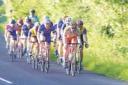 Power: Redhill CC's Jon Masters leads the pack in Thursday's Surrey League road race at Newdigate