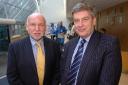 City College principal Phil Frier and Brighton and Hove Albion chief executive Martin Perry