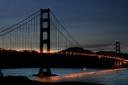 Lights off across the Golden Gate Bridge, San Francisco to mark Earth Hour last year. Photo by John Storey.