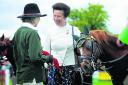 Princess Anne visits South of England show