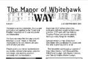 Front cover of The Manor of Whitehawk newsletter