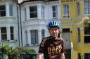 Simon Hood in his Dark Star cycling jersey