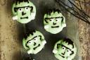 Frankenstein Cupcakes. Picture PA Photo/BBC Good Food/Will Heap
