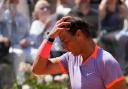Rafael Nadal lost his second-round match at the Italian Open (Gregorio Borgia/AP)
