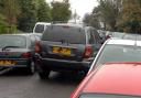 RAMMED: One of the roads where commuters are now parking their cars following the latest round of parking restrictions