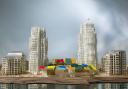 VISION: An artists's impression of what the proposed King Alfred development, designed by Frank Gehry, might have looked like