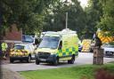 Six children and one parent were injured in the accident in College Road, Ardingly