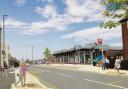 An artist's impression of how the Terminus Road improvement scheme will look once completed
