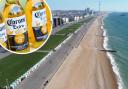 Free Corona is on offer for those who attend a new solar-powered concert on Brighton seafront