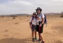 Anna Jefferson, left, and Fiona Gambie walked 54 miles in just two days