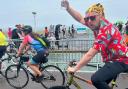 Matt Whistler, right, claims he accidentally entered the London to Brighton Bike Ride