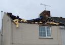 This roof in Littlehampton was torn off by a tornado in October 2023