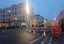 Part of Western Road in Hove is closed for maintenance works