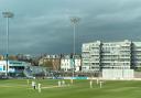 The scene as Sussex chased a win in the final session