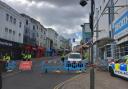 North Street in Brighton cordoned off last week