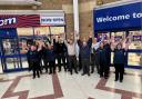 Staff at the new Burgess Hill store