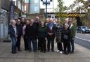 Horsham District Council chairman with members of the community