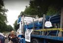 Anti-fracking campaigners blockade Balcombe roads in drilling battle with Cuadrilla