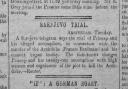 100 years ago, The Argus reports the Sarajevo Trial