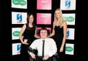 From left, Sarah, Jordan and Aimee Wright at the Child of Sussex Awards