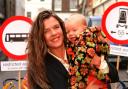 Former tennis player Annabel Croft, pictured in 1998, with her then five-month-old daughter Lily to promote a Gallup survey that found 67% of mums believe the general public are 