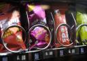 Snacks in a vending machines