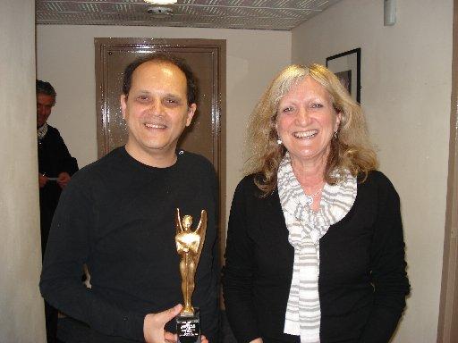 Anouar Brahem with Argus acting features editor Kim Protheroe