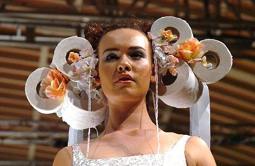 Packaging, cling film and even crisp packets made up the fashionwear of the day at a Trashion Show.
The event was held as part of 2010 Brighton Fashion Week, now in its sixth year.
Outfits on the catwalk, all designed from throw-away items, ranged from 