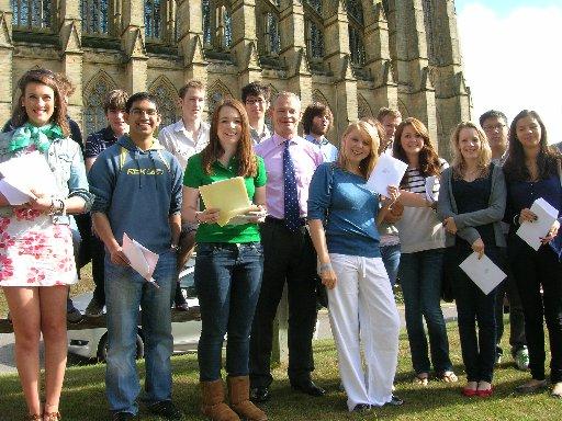 Students from Lancing College. 